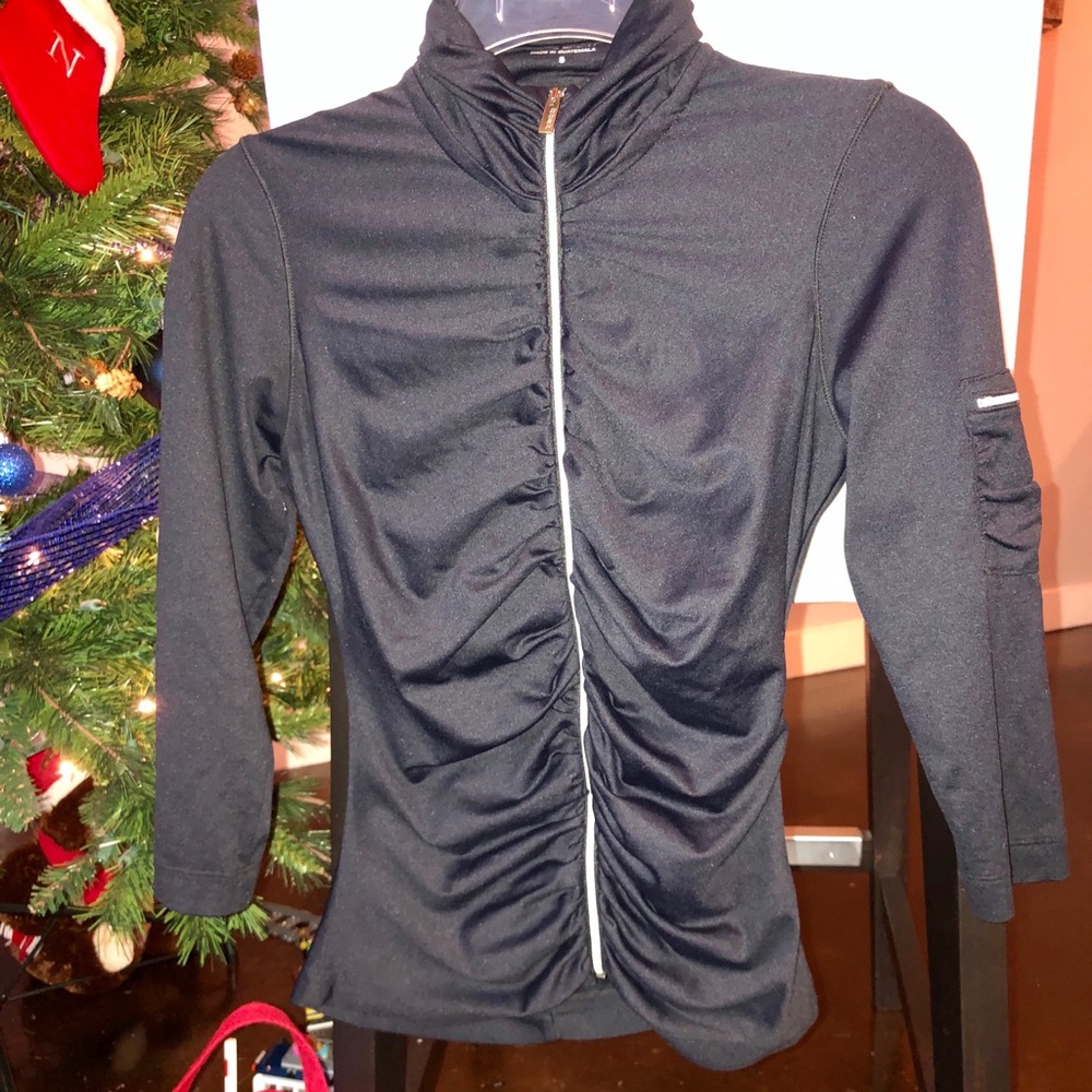 Ruched Bebe Sport lightweight, soft jacket!